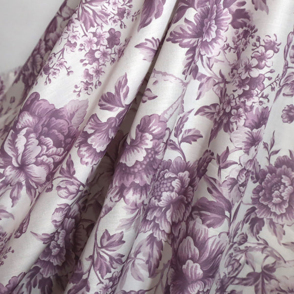 Liberty Fabrics & Bridgerton ~ 'Regency Trail' Plum *Remnant 4m Was $239.60 Now $191